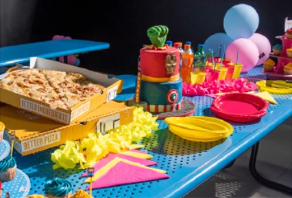 Espacio para fiestas infantiles en Jumper Chicureo