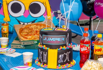 Espacio para fiestas infantiles en Jumper Chicureo